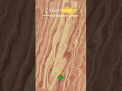 眼のブール 工学木材ファニヤ 0.15-0.55 mm 厚さ