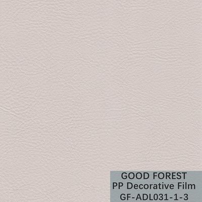 OEMはPPの装飾的なフィルム純粋な色シリーズひびの穀物を平らにした