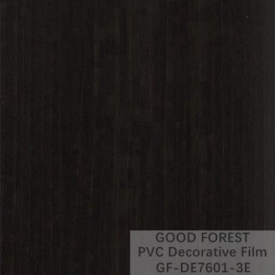 装飾的で黒いポリ塩化ビニールのフィルム1260mm - 1330mmの幅の木の穀物
