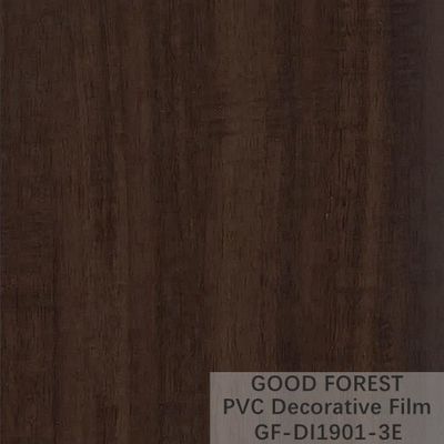 装飾的で黒いポリ塩化ビニールのフィルム1260mm - 1330mmの幅の木の穀物