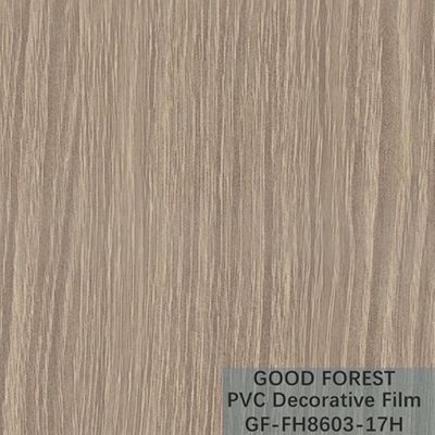 交通ポリ塩化ビニールの装飾的なフィルム0.25 - 0.60mmの厚さの木の穀物