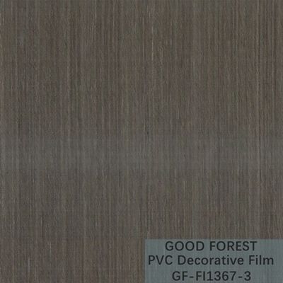 仕切りポリ塩化ビニールの装飾的なフィルム0.25mm - 0.60mmの厚さのダーク グレー色