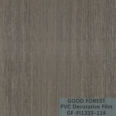 仕切りポリ塩化ビニールの装飾的なフィルム0.25mm - 0.60mmの厚さのダーク グレー色