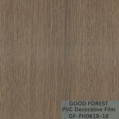 仕切りポリ塩化ビニールの装飾的なフィルム0.25mm - 0.60mmの厚さのダーク グレー色