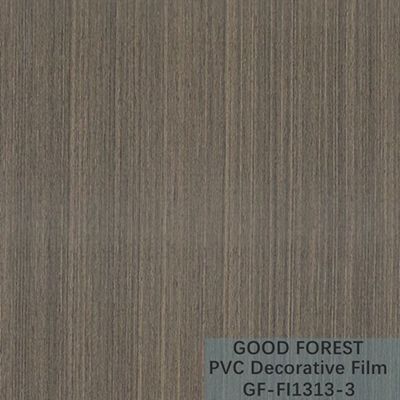 仕切りポリ塩化ビニールの装飾的なフィルム0.25mm - 0.60mmの厚さのダーク グレー色