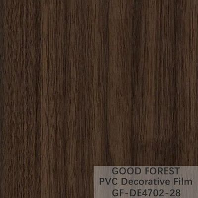 木の穀物の暗い木製のフィルム装飾的な0.25mm - 0.60mmの厚さ