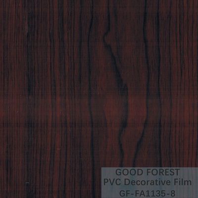 木の穀物の暗い木製のフィルム装飾的な0.25mm - 0.60mmの厚さ