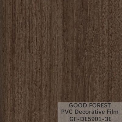 木の穀物の暗い木製のフィルム装飾的な0.25mm - 0.60mmの厚さ