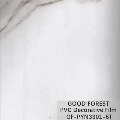 ワードローブは0.25 - 0.60mmの厚さのポリ塩化ビニールのフィルムの穀物に大理石模様をつける