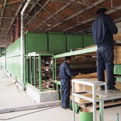 装飾の人工的な木製のベニヤのホワイト オークの平たい箱はH8252Cの薄黄色の色を切った