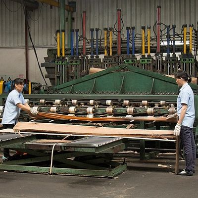 楽器アフリカAnegreは木ベニヤの止め枠の背部穀物0.5mmを計算した