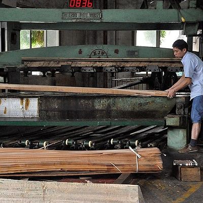 0.5mmの楽器のアフリカ自然なMakore木ベニヤのまさ目の等級AAA