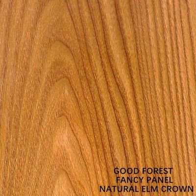 ファンシーナチュラルニレクラウンウッドベニヤ合板 MDF チップボード標準サイズ 2440*1220 ミリメートルドアと家具 E1 E0 P1 P2