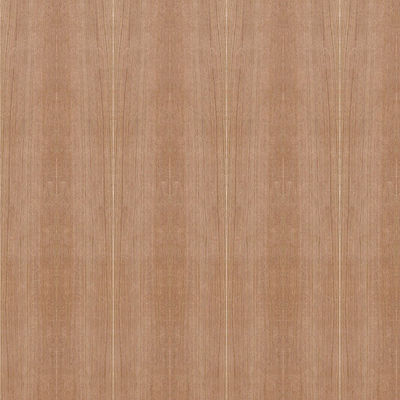 キャビネットのための自然な赤いカシ木ベニヤの空想Mdf/Chipboardのまさ目は2440/2745/3050mmの長さにパネルをはめる