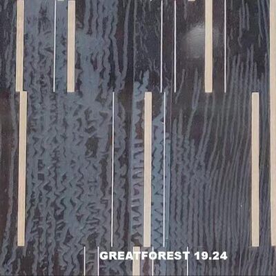 芸術的な寄木細工の木材ベニヤ対称コラージュ幾何学模様色彩豊か木製絵画0.55mm