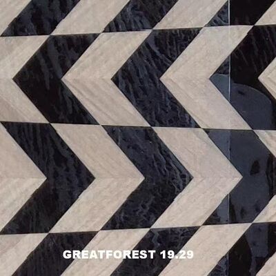 芸術的な寄木細工の木製ベニヤ 手作りのモダンミニマリストスタイル 芸術的なカスタマイズ 車内用