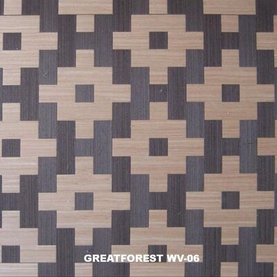 Woven Wood Veneer Fashion Design Environmental Protection And Health Colorful 3100mm For Hotel Decoration