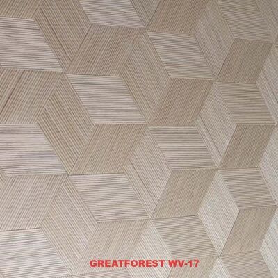 Woven Wood Veneer Fashion Design Environmental Protection And Health Colorful 3100mm For Hotel Decoration