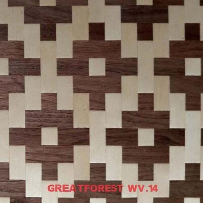 Woven Wood Veneer Fashion Design Environmental Protection And Health Colorful 3100mm For Hotel Decoration