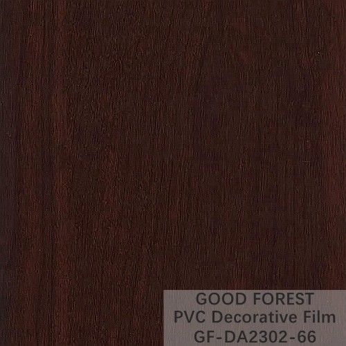 木の穀物の暗い木製のフィルム装飾的な0.25mm - 0.60mmの厚さ