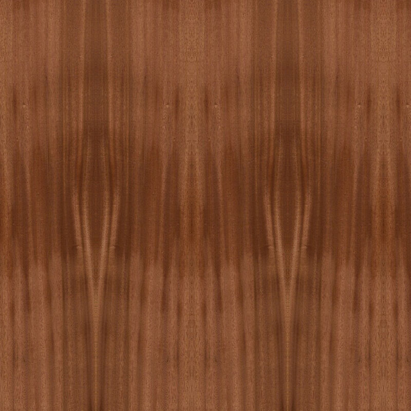 E1 派手な合板ボード 2440*1220mm 室内ドアのための自然なマホガニーの木のベニヤの四半期