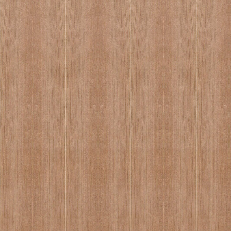 キャビネットのための自然な赤いカシ木ベニヤの空想Mdf/Chipboardのまさ目は2440/2745/3050mmの長さにパネルをはめる