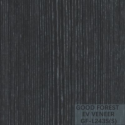 EVは銀製のきらめき木穀物のベニヤに張り合わせるために黒檀を広げるFSCを再構成した