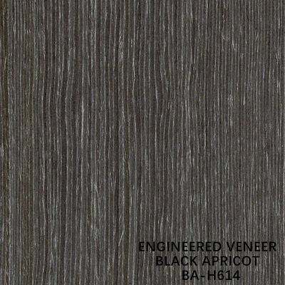 ブラックアプリコットファンシー再構成木材ベニヤ H614 クォーターカット柾目 0.15-0.55mm
